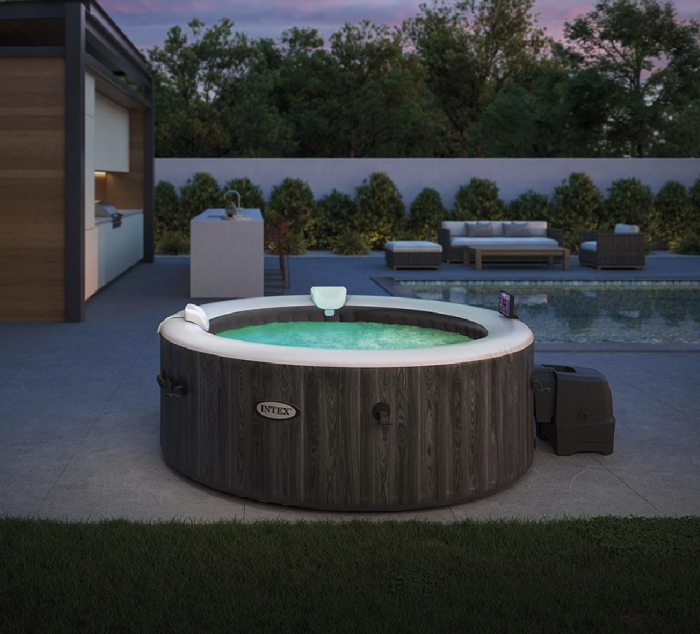 Spa Gonflable – INTEX – Baltik 4 places + Couverture Thermique – DESTOCKAGE – Image 5