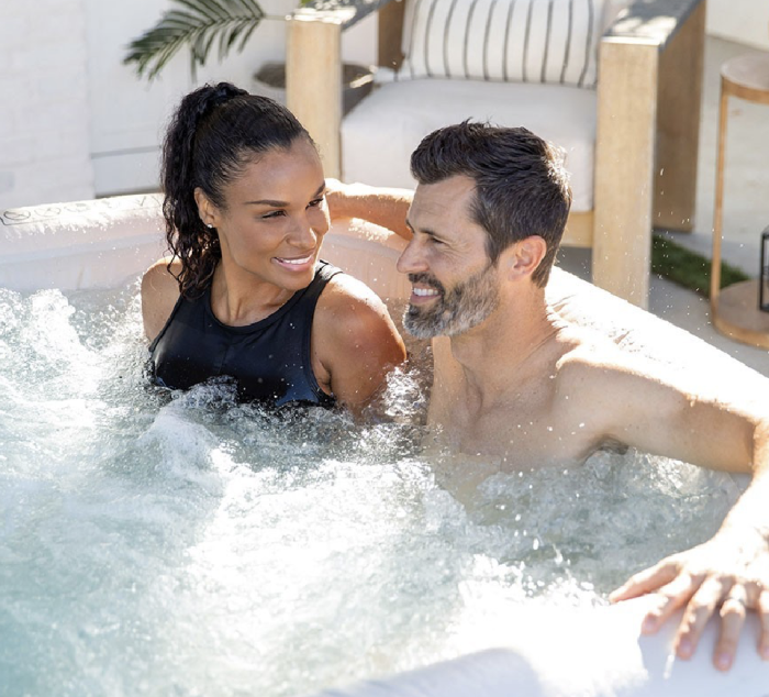 Spa Gonflable – INTEX – Chevron 4 places + Couverture Thermique – DESTOCKAGE – Image 8