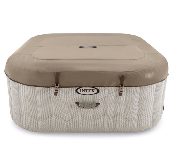 Spa Gonflable – INTEX – Chevron 4 places + Couverture Thermique – DESTOCKAGE – Image 4