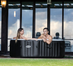 Spa Gonflable – INTEX – Carbone 4 places + Couverture Thermique – DESTOCKAGE – Image 9