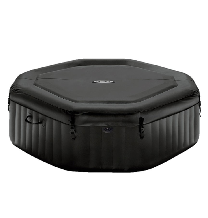 Spa Gonflable – INTEX – Carbone 4 places + Couverture Thermique – DESTOCKAGE – Image 3
