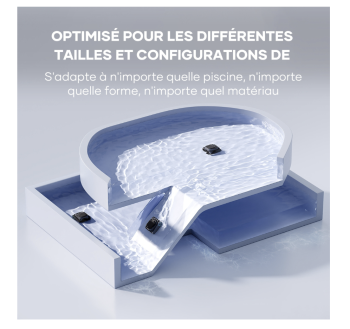 Nettoyeur de piscine robot sans fil Aiper Scuba S1 Pro – Image 3