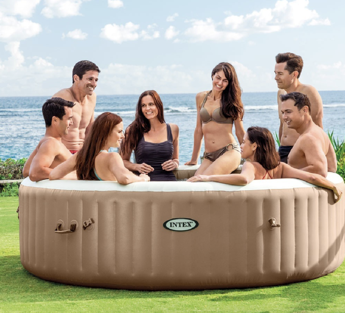Spa Gonflable – INTEX – Sahara 8 places + Couverture Thermique – DESTOCKAGE – Image 4