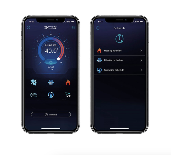 Spa Gonflable – INTEX – Carbone 6 places + Couverture Thermique – DESTOCKAGE – Image 2