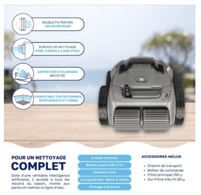 Robot piscine Zodiac Alpha OA 6600 iQ – Image 2