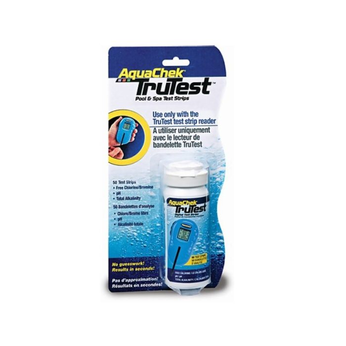 Boîte de 50 bandelettes recharge pour Testeur électronique digital Aquachek Trutest – Image 1