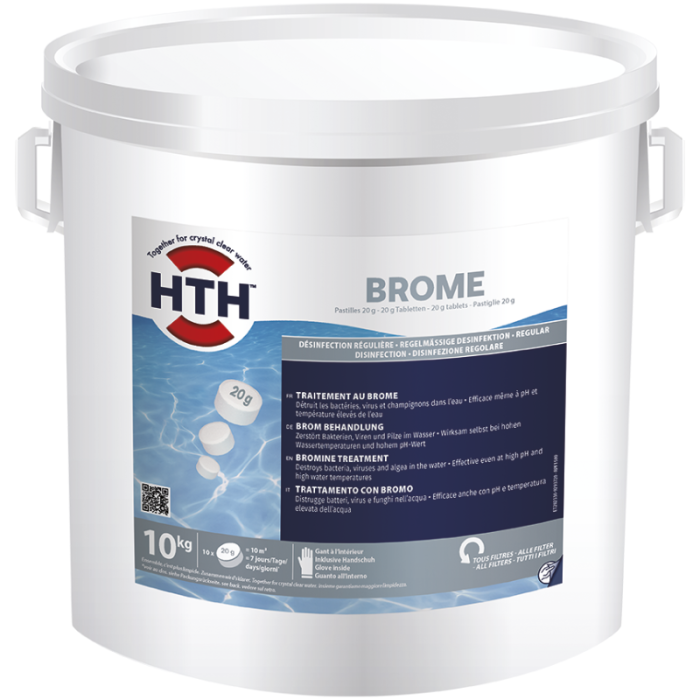 Brome lent hth® désinfection régulière - pastilles/galets 20 g – Image 2