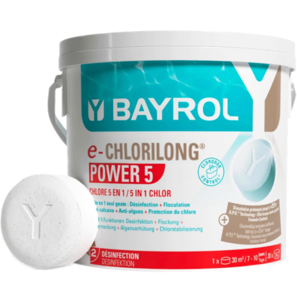 Chlore multifonctions Bayrol Chlorilong Power 5 fonctions