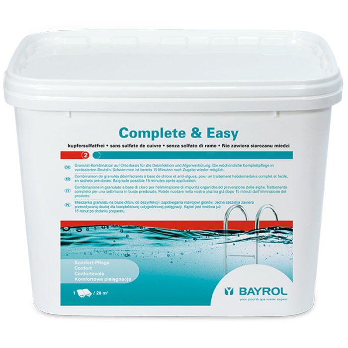 Désinfectant sans sulfate de cuivre Bayrol Complete & Easy – Image 1