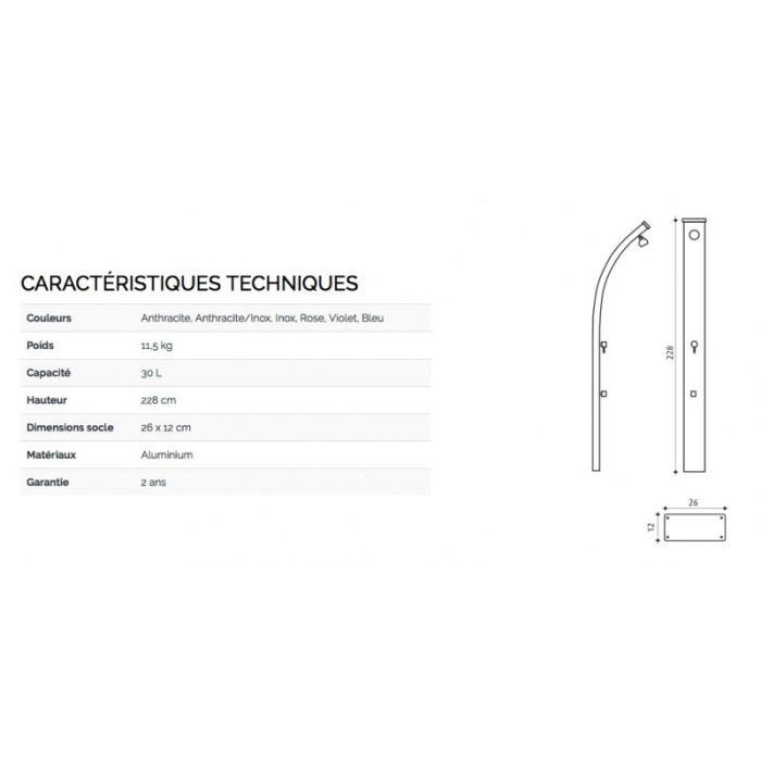 Douche Solaire Formidra Spring 30 litres – Image 3