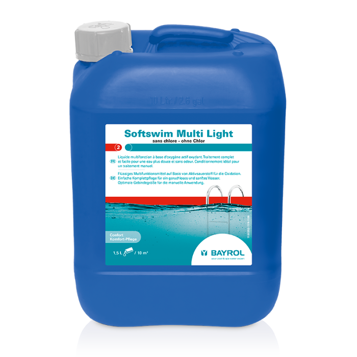 Oxygène actif liquide Bayrol Softswim Multi Light - 10 L – Image 1