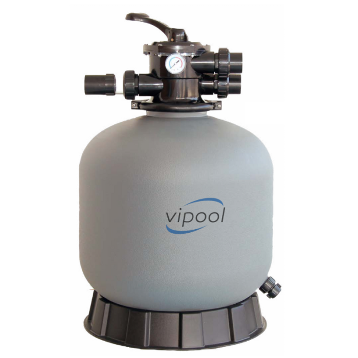 Filtre à sable Soufflé en PEHD ViPool vanne Top – Image 1