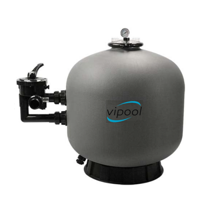 Filtre à sable Soufflé en PEHD ViPool vanne Side – Image 1