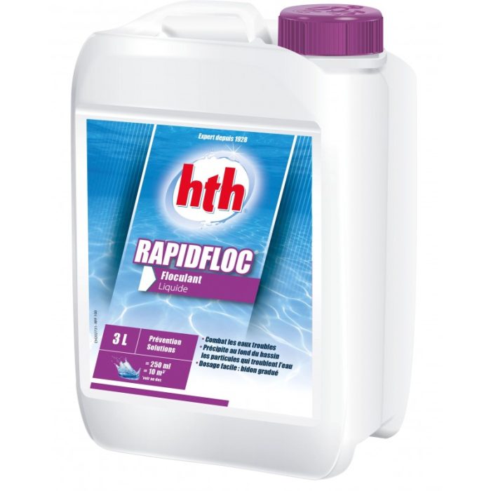 Floculant liquide piscine hth RAPIDFLOC - 3 litres – Image 2