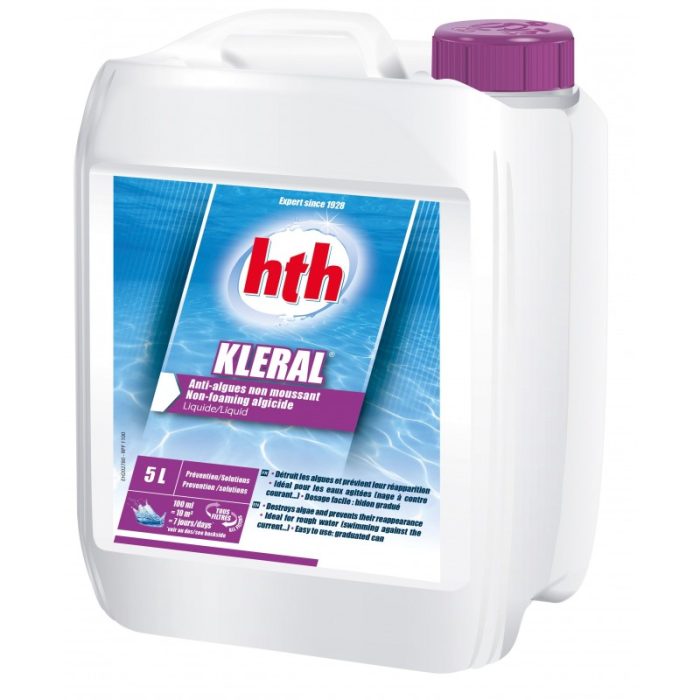 Anti-algues liquide hth KLERAL pour piscine - 5 litres – Image 2