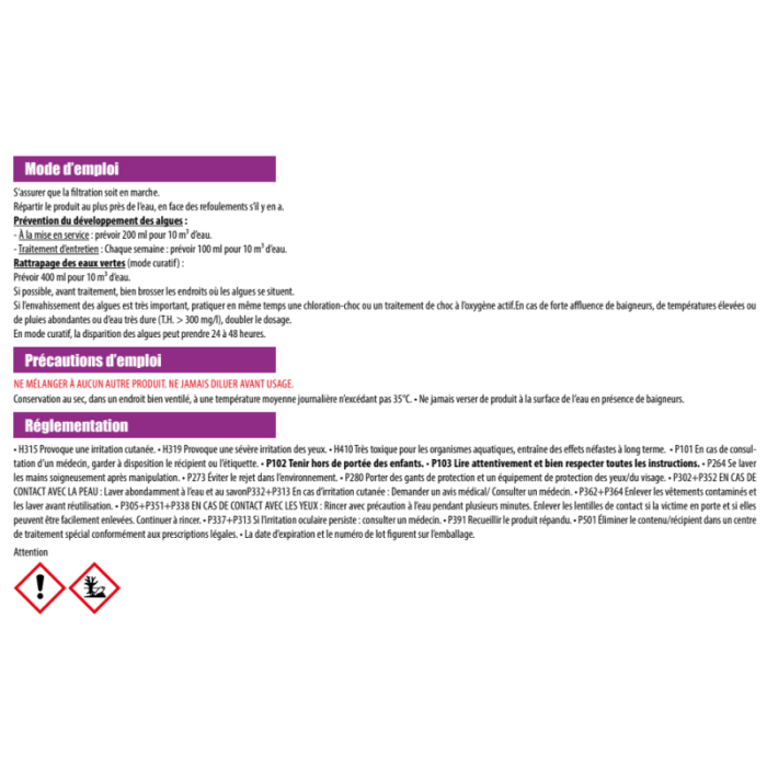 Anti-algues piscine hth KONTRAL - 5 litres – Image 3