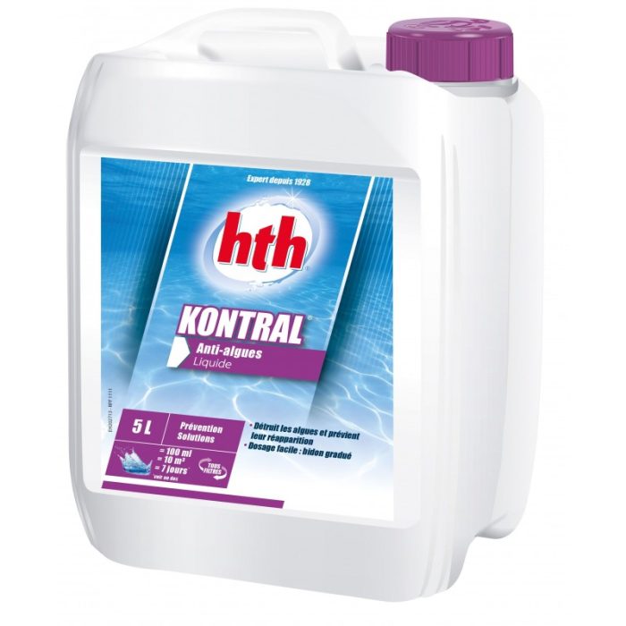 Anti-algues piscine hth KONTRAL - 5 litres – Image 2