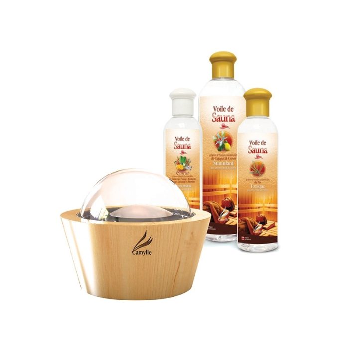 Huiles essentielles pour sauna Camylle Voile de sauna – Image 1