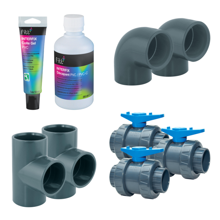 Kit ByPass Poolex 50 mm – Image 1