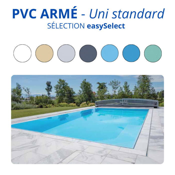 Liner PVC armé 150/100e uni standard easySelect – Image 1