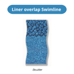 Liner overlap Swimline décor Boulder pour piscine hors-sol – Image 2