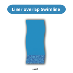 Liner overlap Swimline décor Swirl pour piscine hors-sol – Image 2