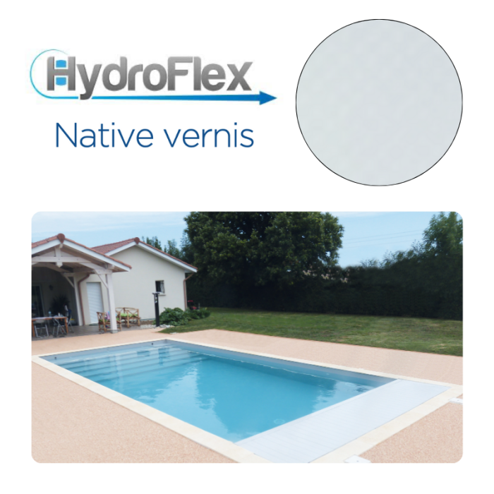 Liner PVC armé 150/100e Native supérieur verni uni Hydroflex – Image 2