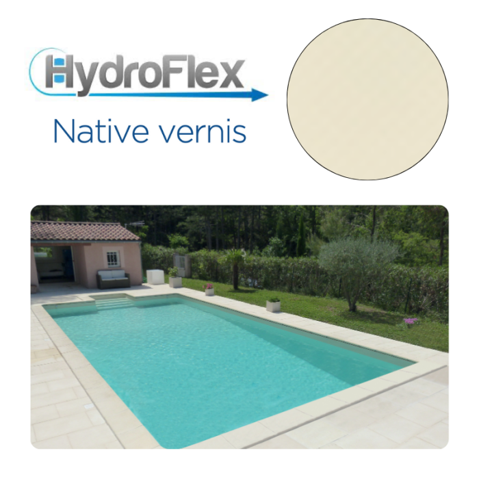 Liner PVC armé 150/100e Native supérieur verni uni Hydroflex – Image 3