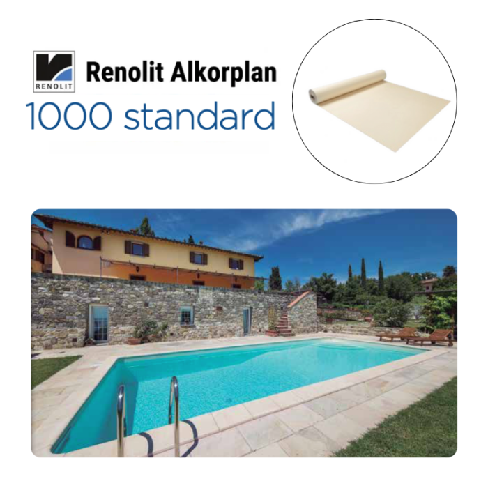 Liner PVC armé 150/100e Uni Standard Alkorplan 1000 – Image 3