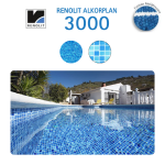 Liner PVC armé 180/100e antidérapant Imprimé Alkorplan 3000