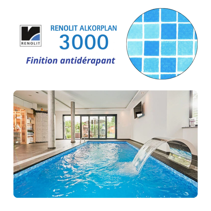 Liner PVC armé 180/100e antidérapant Imprimé Alkorplan 3000 – Image 3