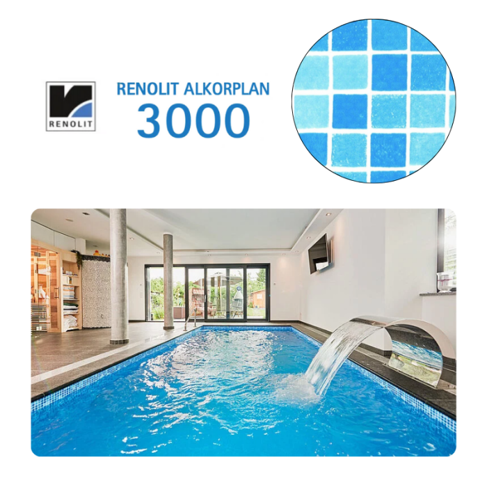 Liner PVC armé 150/100e verni Imprimé Alkorplan 3000 – Image 8