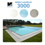 Liner PVC armé 150/100e verni nacré Alkorplan 3000