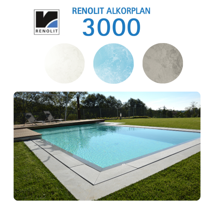 Liner PVC armé 150/100e verni nacré Alkorplan 3000 – Image 1