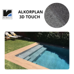 Liner PVC armé 200/100e verni imprimé Alkorplan 3000 3D TOUCH Prestige - 41,25 m²
