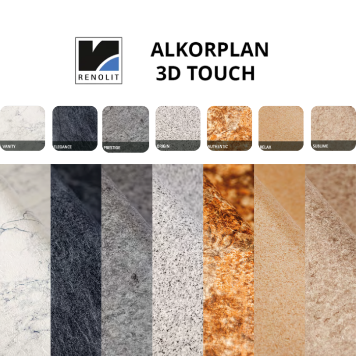 Liner PVC armé 200/100e verni imprimé Alkorplan 3000 3D TOUCH Prestige - 41,25 m² – Image 3