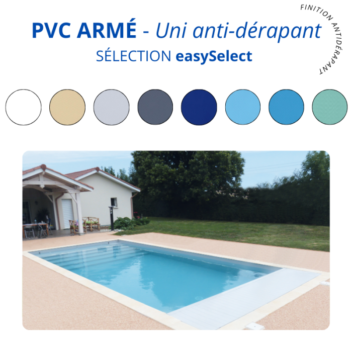 Liner PVC armé 150/100e uni antidérapant easySelect – Image 1