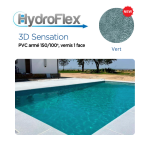 Liner PVC armé Hydroflex 3D Sensation supérieur verni Relief 150/100e – Image 6