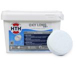 Oxygène actif multifonction HTH OXYGEN 3 en 1 Galets 200 g. - 3,2 kg