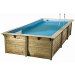 Piscine bois rectangulaire Ubbink Azura 505 x 350 x H 126 cm
