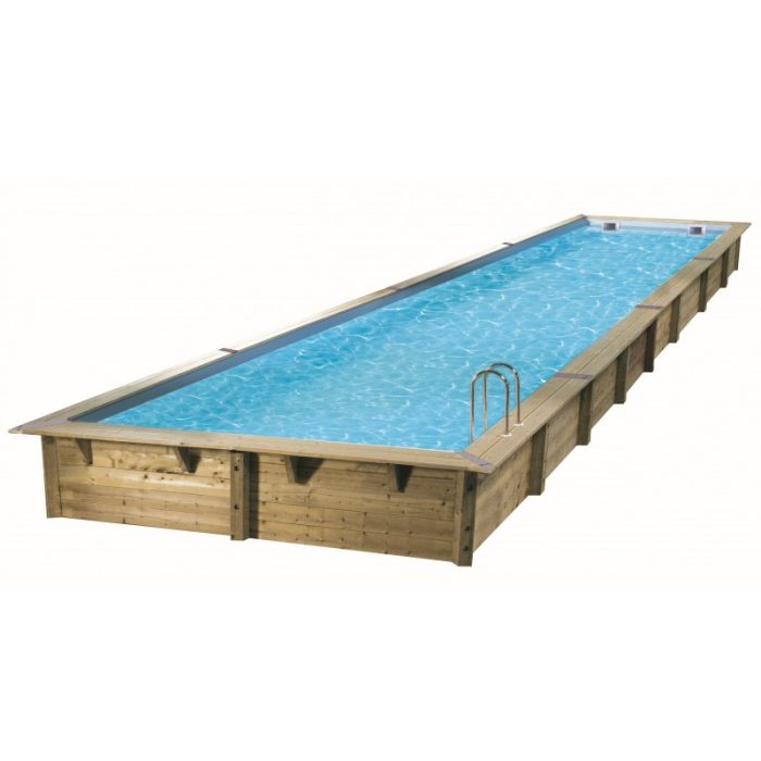 Piscine bois rectangulaire Ubbink Linéa 350 x 1550 x 160 cm – Image 2