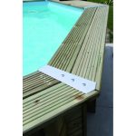 Piscine bois octogonale allongée Ubbink Océa 610 x 400 x 130 cm – Image 7