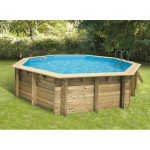 Piscine bois octogonale Ubbink Océa Ø 510 x H 120 cm – Image 2