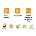 Pompe à chaleur/PAC Poolex Q-line (Qline) – Image 4