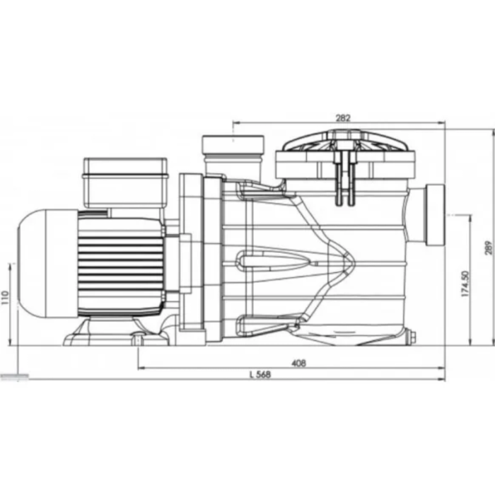 Pompe de filtration piscine VIPool MJB – Image 4