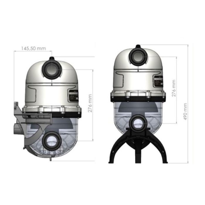 Pré-filtre Astral Hydrospin Compact, max 16,5 m3/h – Image 2