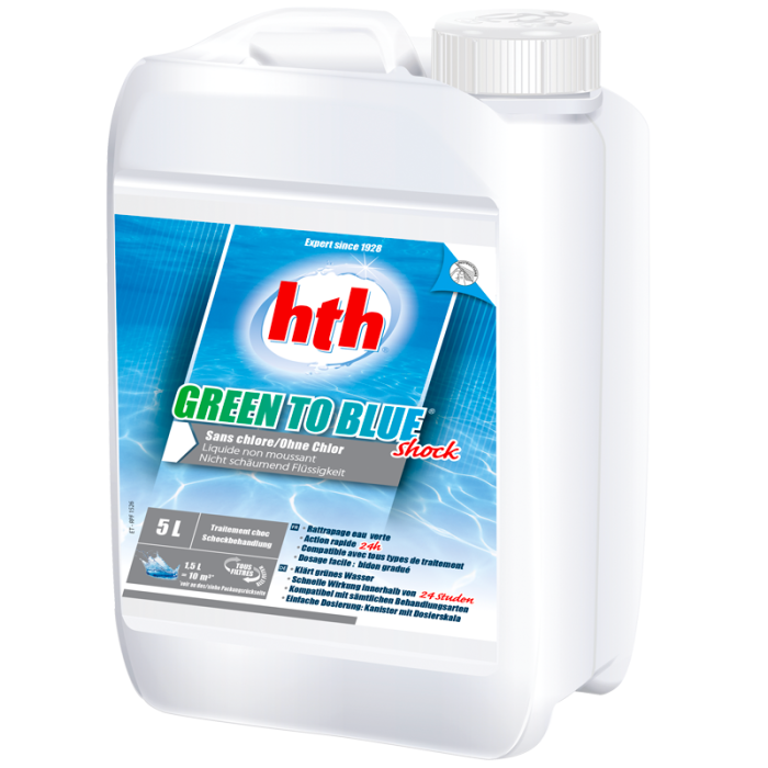 hth GREEN TO BLUE Shock - Rattrapage eau verte – Image 2