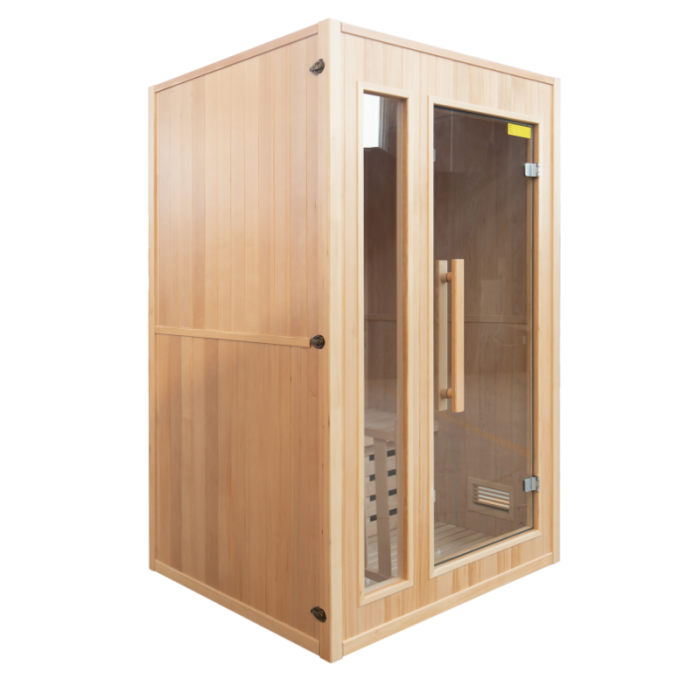 Sauna traditionnel vapeur France Sauna ZEN - 2 places – Image 3