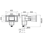 Skimmer standard 15 L Astral piscine liner/béton/coque/panneaux – Image 2