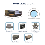 Spa semi-rigide Netspa Octopus - 6 places – Image 3